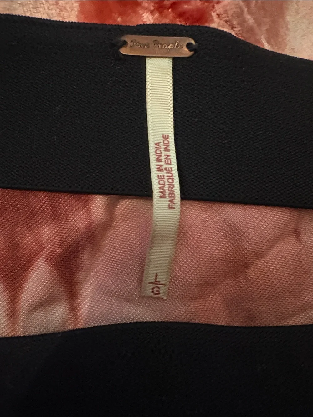 SZ L FREE PEOPLE serious swagger PINK Tie DYE crushed velvet maxi SKIRT boho